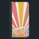 Modern Roligt för anpassat namn - Vintage för åter Plånboksfodral För Samsung Galaxy S5<br><div class="desc">Den moderna vintagen för regnbågssolnedgång i roligten är perfektens tillbehör för alla som tittar att lägga till ett plakat av färg och personlighet till sin mobila. Fodral har en slimmad och lekfull regnbågssolnedgång som påminner om 70-talets epok, samtidigt som det även omfattar modern design för inslag. Med den anpassade namnfunktionen...</div>