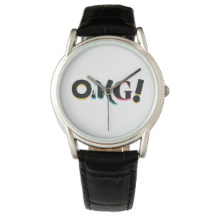 Modern, roligt, levande, djärv, trendig design av armbandsur