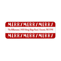 Modern Roligt Merry God jul Red Helgdag