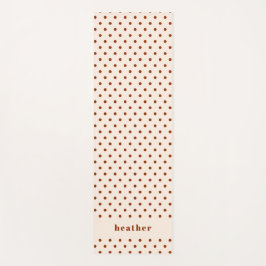 Modern Roligt Terracotta Polka dots Namn