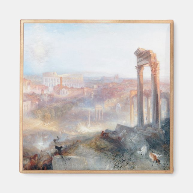 Modern Rom Campo Vaccino Joseph Mallord William Magnet (Framsidan)