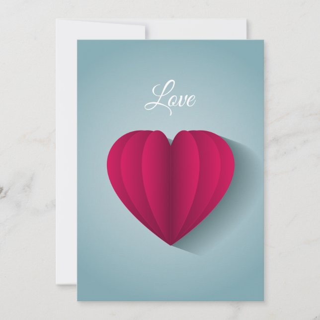 Modern Romantic Heart Kärlek (Framsida)