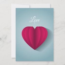 Modern Romantic Heart Kärlek