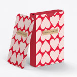 Modern Romantic Red & Rosa Hearts Mönster Casinokort<br><div class="desc">Modern Romantic Red & Rosa Hearts Mönster</div>
