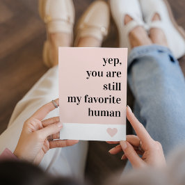 Modern romantisk, kärleksoffert julkort