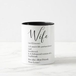 Modern romsk maka med text mugg
