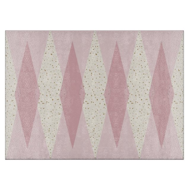 Modern Rosa Argyle-skärning i mitten av århundrade (Framsidan)