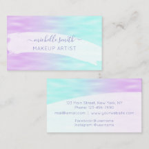 Modern Rosa av skript - Eleganten Aqua Blue Pastel