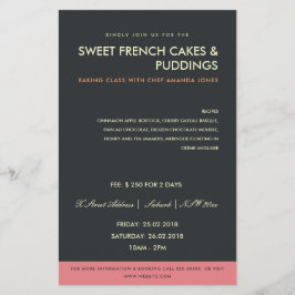 MODERN ROSA BLACK PHOTO MALL CLASSES WORKSHOP FLYGBLAD