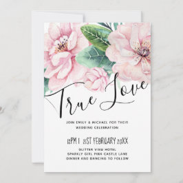 Modern Rosa Blommigt Svarta Bröllop budget