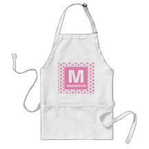 Modern Rosa Blommigt Watercolor Monogram Anpassnin