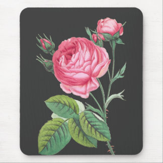Modern rosa blomster musmatta