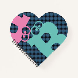 MODERN ROSA BLUE Light Teal CUTE NOTEBOOK