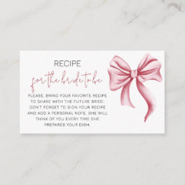 Modern Rosa Bow Recipe-Möhippa Tilläggskort