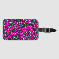 Modern Rosa Cheetah Leopard Animal Print