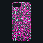 Modern Rosa Cheetah Leopard Animal Print<br><div class="desc">Trendig alltid shock rosa fast färg. Vild safari och djungeldjur. Modern chic bra liten cheetah,  leopard skin animal print in white and pastel mint and rosa färg. Det finns ett litet fuskverk.</div>