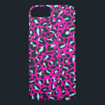 Modern Rosa Cheetah Leopard Animal Print<br><div class="desc">Trendig alltid shock rosa fast färg. Vild safari och djungeldjur. Modern chic bra liten cheetah, leopard skin animal print in white and pastel mint and rosa färg. Det finns ett litet fuskverk.</div>