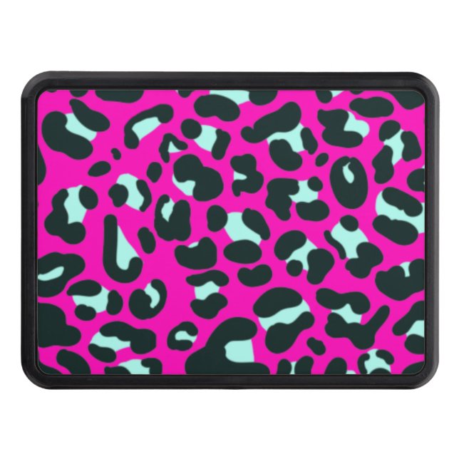 Modern Rosa Cheetah Leopard Animal Print Dragkroksskydd (Framsidan)