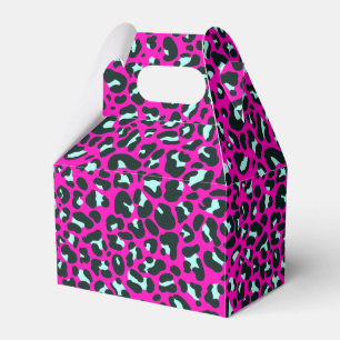 Modern Rosa Cheetah Leopard Animal Print Presentaskar