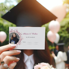 Modern Rosa feminin Examen Siluett Kant Tilläggskort