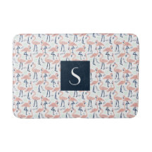 Modern Rosa Flamingo Monogram