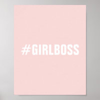Modern rosa  flicka chef typografi