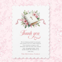 Modern Rosa Flower Baptism