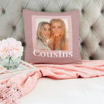 Modern Rosa | Foto | Kusins Gift Kudde<br><div class="desc">Modern Rosa | Foto | Kusins Gift</div>