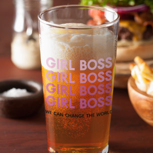Modern Rosa Girl Chef Best Girly Gift Glaskopp