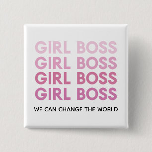 Modern Rosa Girl Chef Best Girly Gift Knapp