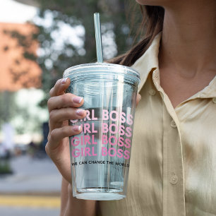 Modern Rosa Girl Chef Best Girly Gift Take Away Mugg