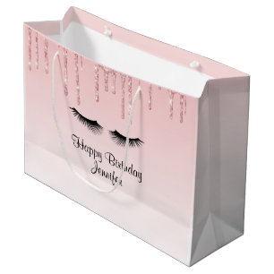 Modern Rosa Glitter Drives & Eyelash Birthday