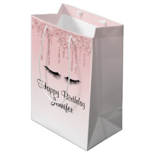 Modern Rosa Glitter Drives & Eyelash Birthday