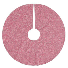 Modern Rosa Glitter Elegant Feminint Jul Julgransmatta Borstad Polyester