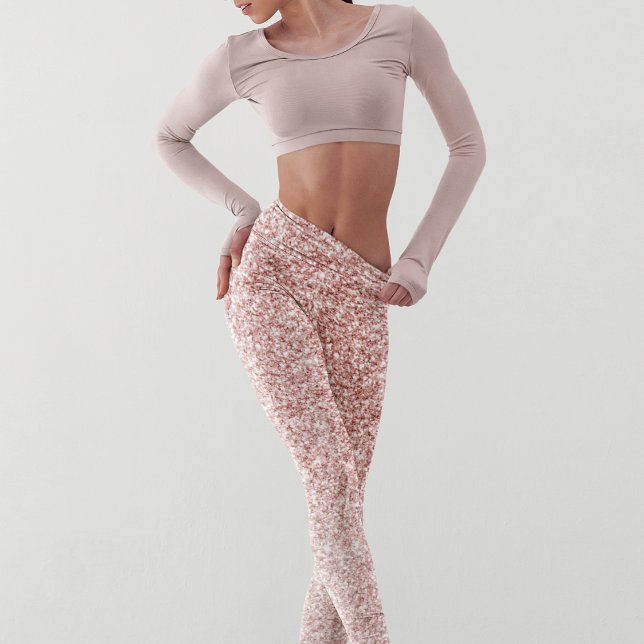 Modern Rosa Glitter Sparkles Gift Leggings (Skapare uppladdad)