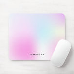 Modern Rosa Gradient Monogram Namn Musmatta<br><div class="desc">Modern Rosa Gradient Monogram Namn</div>