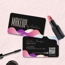 Modern Rosa Gradient Mönster Makeup Artist