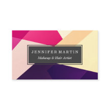 Modern Rosa Gult Black Geometric Mönster