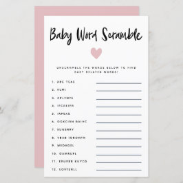 Modern Rosa Heart Baby Ord Scramame