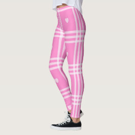 Modern Rosa Heart Collection Leggings