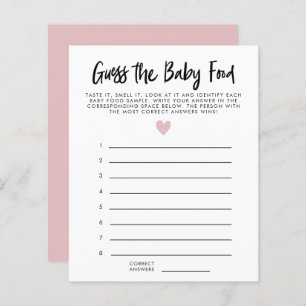 Modern Rosa Heart gissar att Baby-matstöten spelas