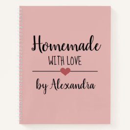 Modern rosa Homemade med kärlek recept