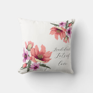 Modern  rosa, lång tallvedsnäcka nr 3 kudde