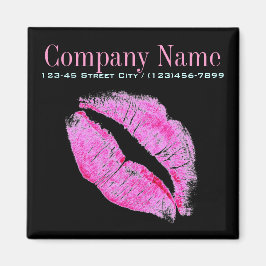 modern rosa läppar Makeup Artist cosmetolog Magnet