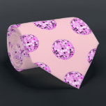 Modern Rosa Lila Disco Boll Mönster Pastel Rosa Slips<br><div class="desc">Dance,  dans! All green disco mirrorball design för varje dansdrottning. Disco boll illustrerar mönster-rosans estetiska hemdekanter,  party-produkter och presenter.</div>