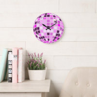 Modern Rosa Lila Disco Boll Teckning White