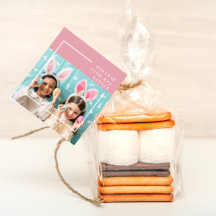 Modern Rosa Lycklig Blästat Påsk | Fotogåva