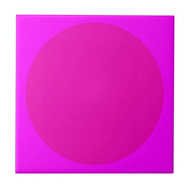 Modern Rosa Magenta Wall Decor | Trendigets Rosa Kakelplatta (Framsidan)