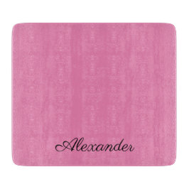 Modern Rosa-mall, svart skript