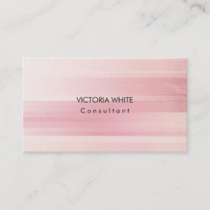 Modern Rosa - minimalistisk med enkel Elegant Visitkort
